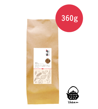 お徳用サイズ(茶葉タイプ)360g。